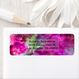 Eta Carinae Nebula Enhanced Purple, ZGOSアドレス ラベル