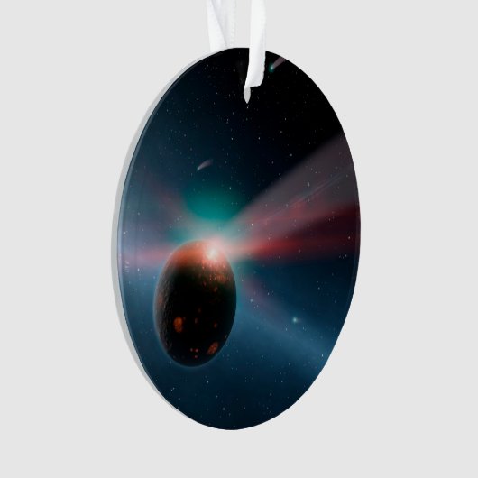 Eta Corviシステムの彗星の嵐。 オーナメント (正面)