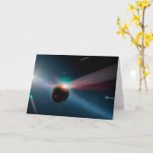 Eta Corviシステムの彗星の嵐。 カード (黄色い花)