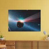 Eta Corviシステムの彗星の嵐。 キャンバスプリント (インサイチュ (リビング))