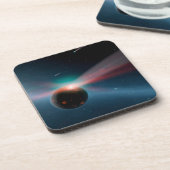 Eta Corviシステムの彗星の嵐。 コースター (左側)