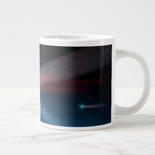 Eta Corviシステムの彗星の嵐。 ジャンボコーヒーマグカップ (右)