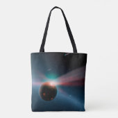 Eta Corviシステムの彗星の嵐。 トートバッグ (裏面)
