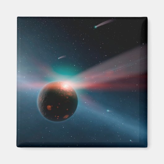 Eta Corviシステムの彗星の嵐。 マグネット (正面)