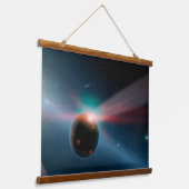 Eta Corviシステムの彗星の嵐。 吊り下げ型タペストリー (傾斜あり)