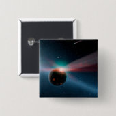 Eta Corviシステムの彗星の嵐。 缶バッジ (正面&裏面)