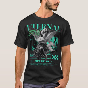 Eternal Angel Black Green Glow 3S Matching Tee For Tシャツ