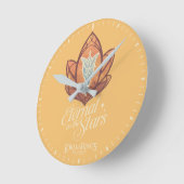 Eternal as the Stars Evenstar Graphic ラウンド壁時計 (傾斜)