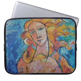 "Eternal beauty" padded laptop case ラップトップスリーブ
