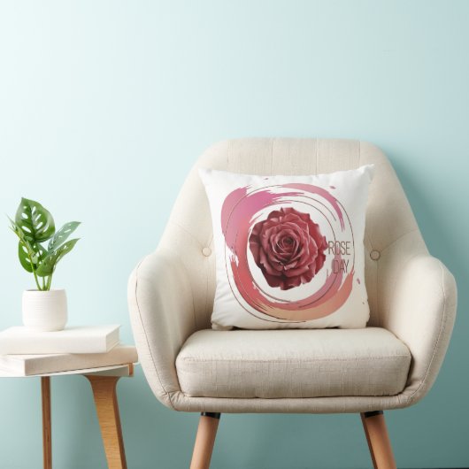 Eternal Bloom – A Rose Day Elegance クッション (椅子)