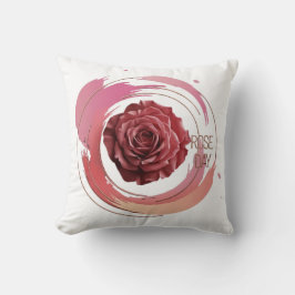 Eternal Bloom – A Rose Day Elegance クッション