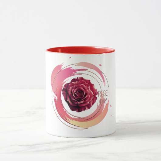 Eternal Bloom – A Rose Day Elegance マグカップ (中央)