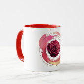 Eternal Bloom – A Rose Day Elegance マグカップ (正面左)