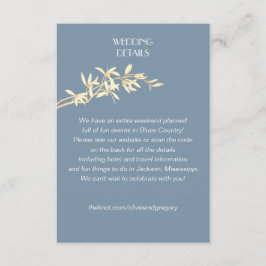 Eternal Bloom Wedding Details エンクロージャーカード