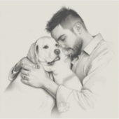 Eternal Companions: Black & White Pet Bond Paintin シール (正面)