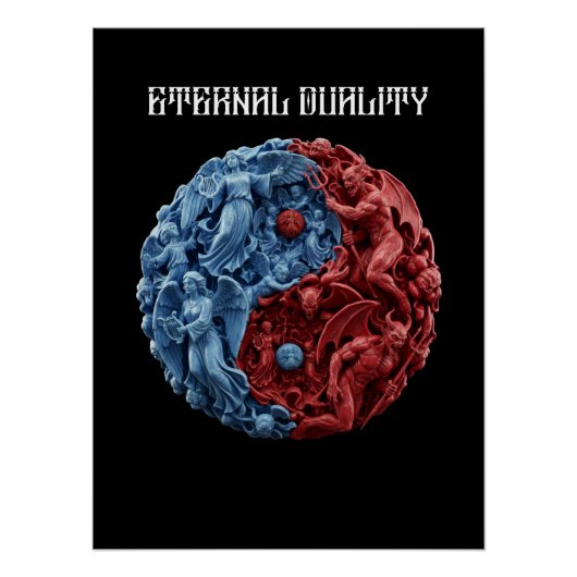 Eternal Duality Acrylic Poster ポスター (正面)
