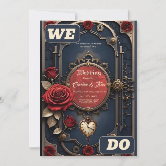 Eternal Elegance – Clockwork Heart 招待状 (正面)