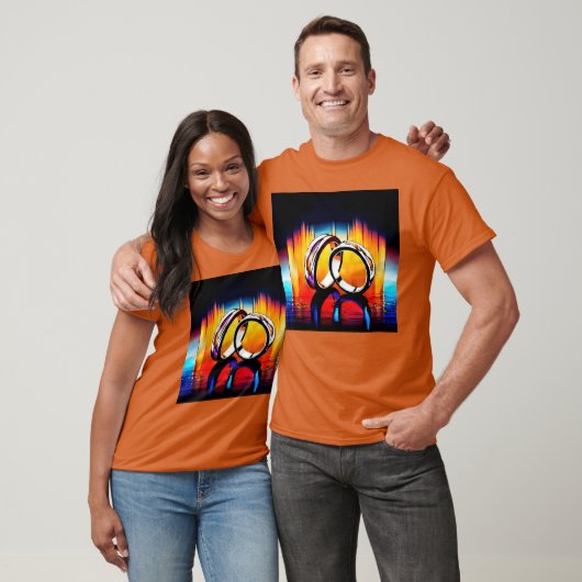 Eternal Flame vintage Tシャツ (ユニセックス)