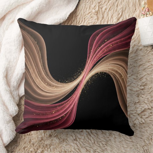 Eternal Flow of Love — Abstract Romantic Art クッション (ブランケット)