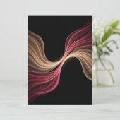 Eternal Flow of Love — Abstract Romantic Art サンキューカード (スタンド正面)