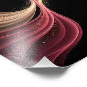 Eternal Flow of Love — Abstract Romantic Art フォトプリント (角)