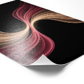 Eternal Flow of Love — Abstract Romantic Art フォトプリント (角)