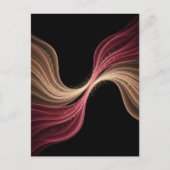 Eternal Flow of Love — Abstract Romantic Art ポストカード (正面)