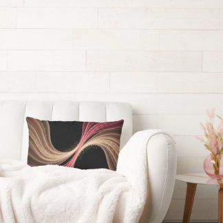 Eternal Flow of Love — Abstract Romantic Art ランバークッション