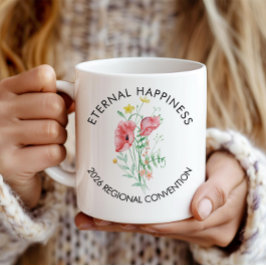 Eternal Happiness 2026 Convention with Flowers コーヒーマグカップ