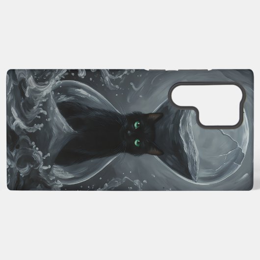 Eternal Hourglass: The Black Cat of Time Samsung Galaxyケース (裏面横)
