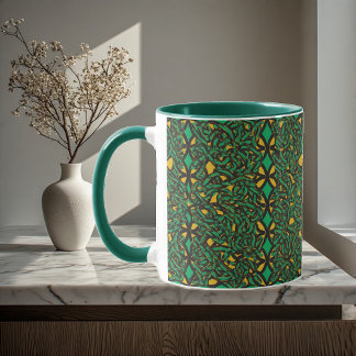 Eternal Knots Celtic Heritage Abstract Art Irish マグカップ