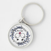 Eternal Love Birds キーホルダー (正面)