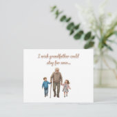 Eternal Love grandfather And Grandchildren ポストカード (スタンド正面)