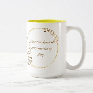 Eternal love mug ツートーンマグカップ