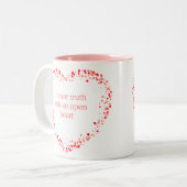 Eternal love mug ツートーンマグカップ (正面左)