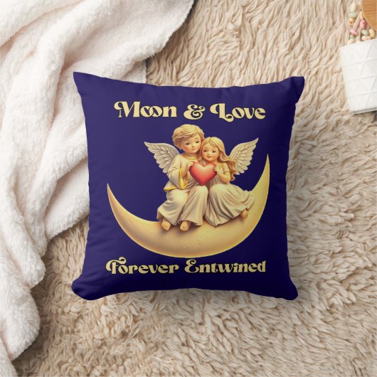 Eternal Love on a Crescent Moon クッション (ブランケット)