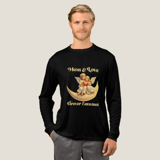 Eternal Love on a Crescent Moon トライブレンドＴシャツ (正面全体)