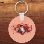 Eternal Love Rose Keychain キーホルダー (裏面)