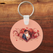 Eternal Love Rose Keychain キーホルダー (正面)