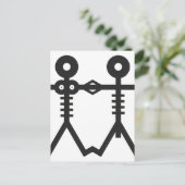 Eternal Love Skeletons Emblem 2007 Art ポストカード (スタンド正面)