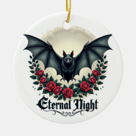 Eternal Night Gothic Bat Ornament セラミックオーナメント