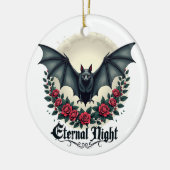 Eternal Night Gothic Bat Ornament セラミックオーナメント (左)