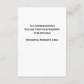 Eternal Night Gothic Vampire Wedding Dark Romance エンクロージャーカード (裏面)