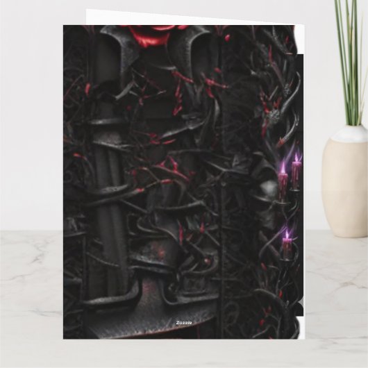 Eternal Night Gothic Vampire Wedding Dark Romance  サンキューカード (裏面)