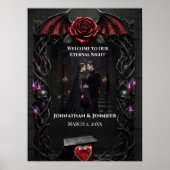 Eternal Night Gothic Vampire Wedding Dark Romance ポスター (正面)