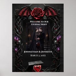 Eternal Night Gothic Vampire Wedding Dark Romance ポスター