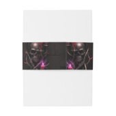 Eternal Night Gothic Vampire Wedding Dark Romance 招待状ベリーバンド (裏面例)