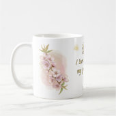 Eternal Peace Mug: 'John 14:27' Bible Verse Design コーヒーマグカップ (左)