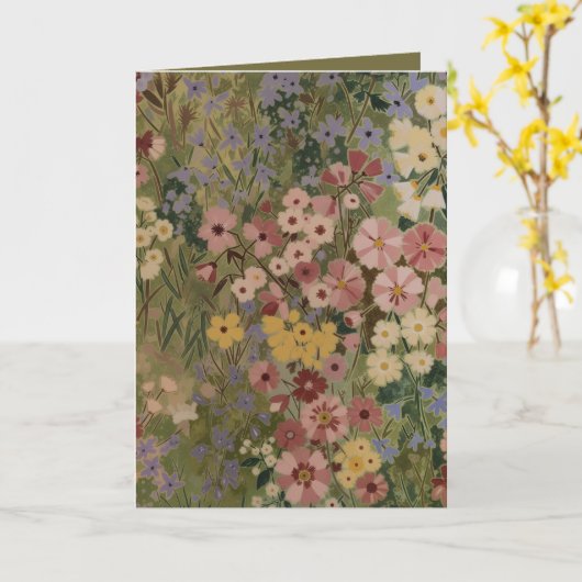 Eternal Spring Bloom カード (黄色い花)