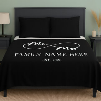 Eternal Us – Mr & Mrs  シェルパブランケット